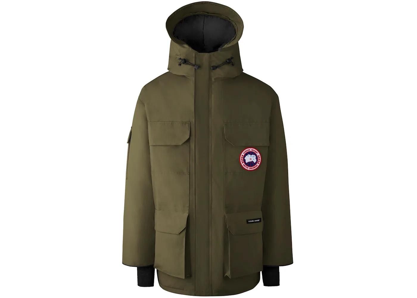 Мужская куртка-парка с меховой отделкой Parka Canada Goose, Military Green