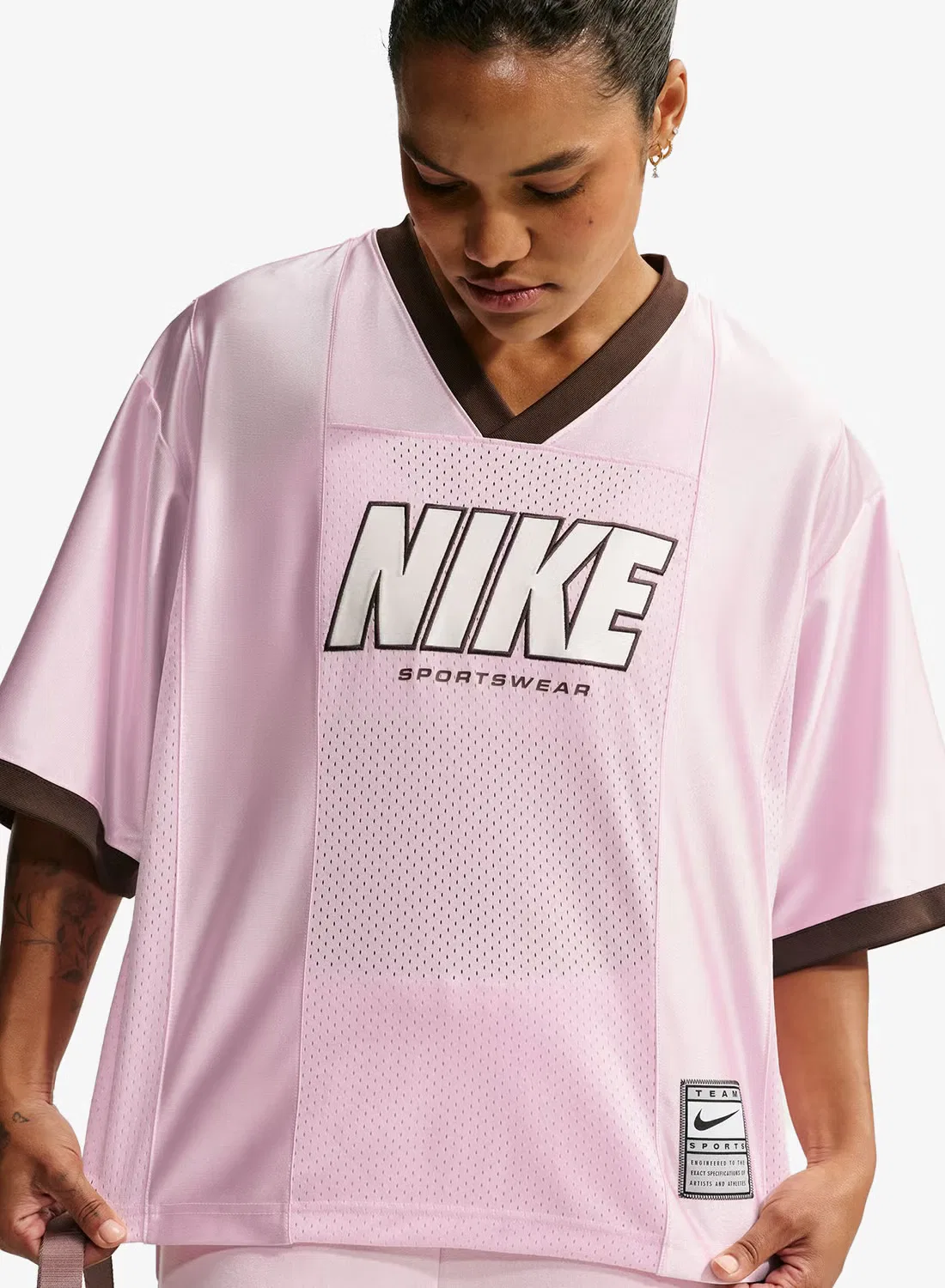Топ с принтом NSW Nike, розовый — фото 3