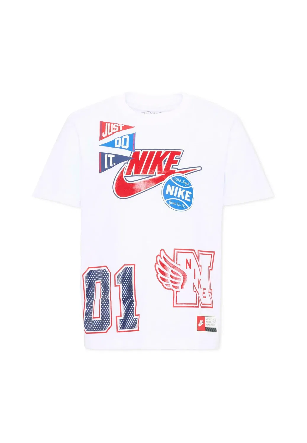 Футболка - футболка с принтом Nike Sportswear, White