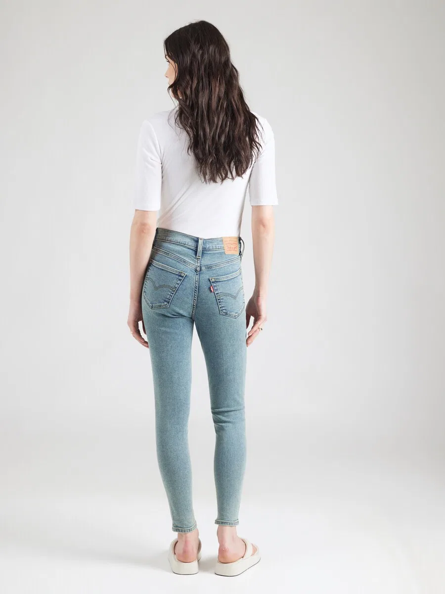 Джинсы LEVI'S Skinny Jeans '720 High Rise Super Skinny Jeans' синего цвета — фото 4