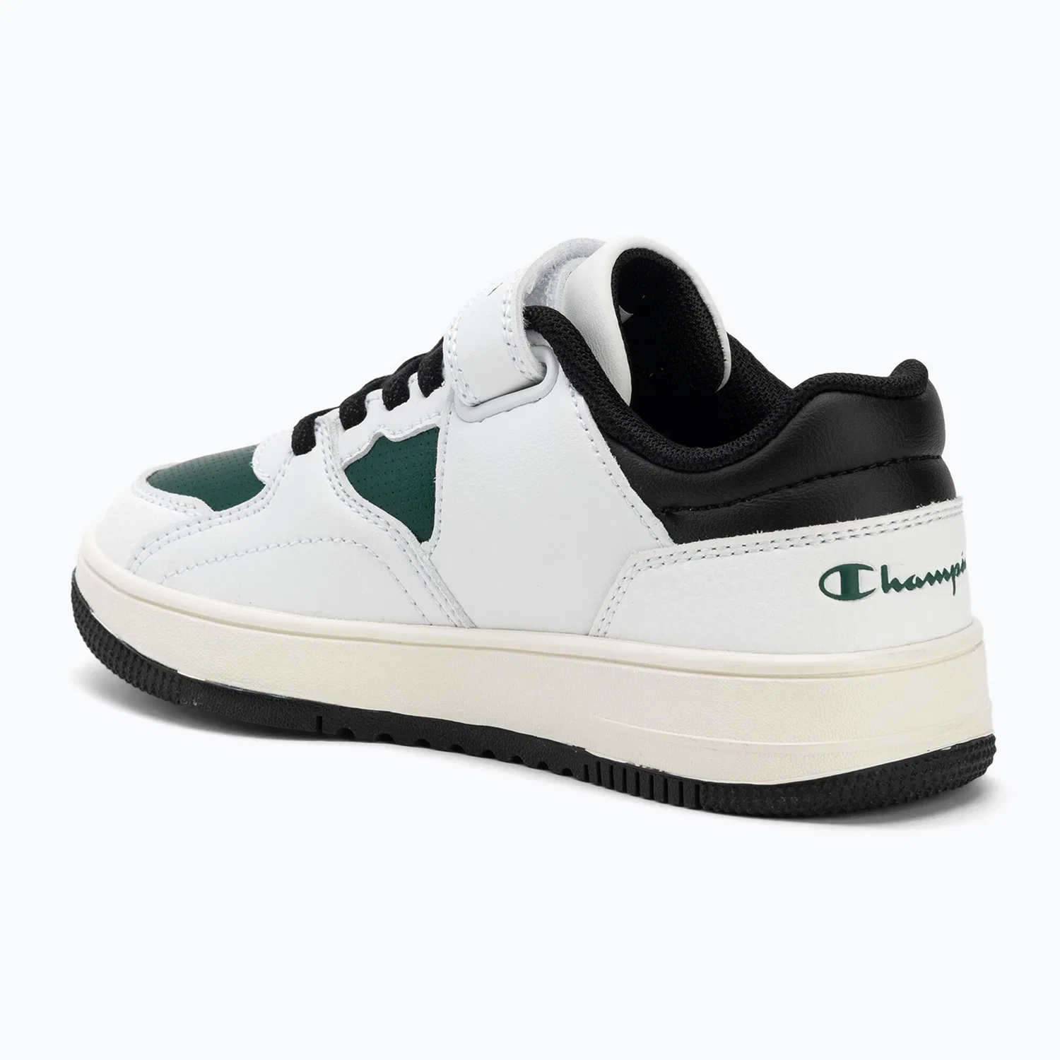 Детские кроссовки с низким верхом Champion RD25 Low B PS Low Cut, Цвет White Dark Green — фото 3