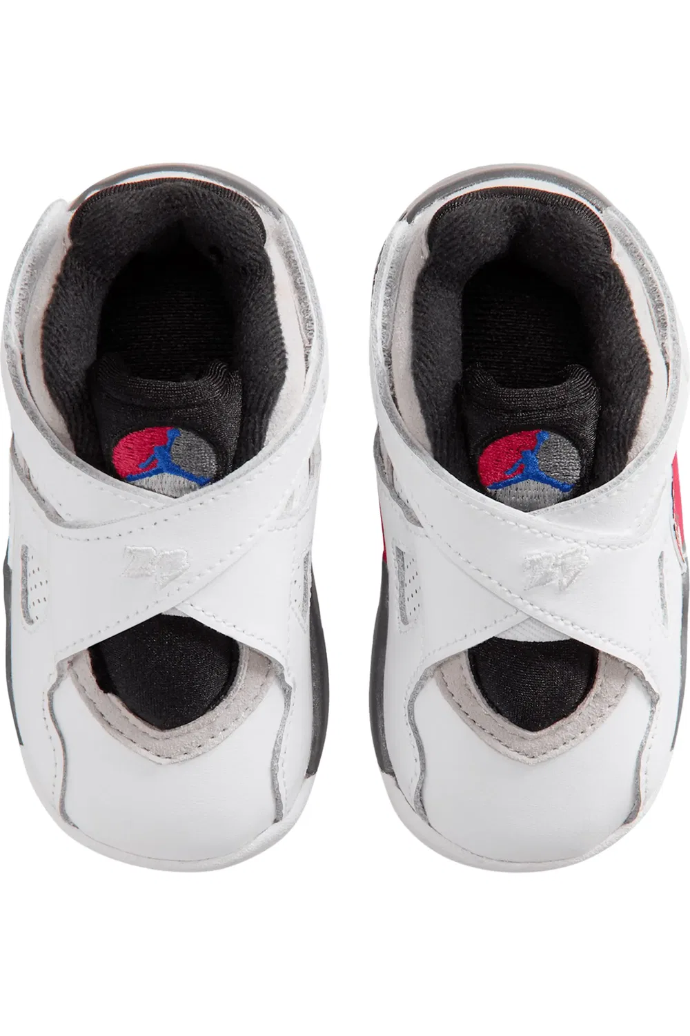 Кроссовки детские ретро Jordan 8 Retro, белый/черный — фото 4