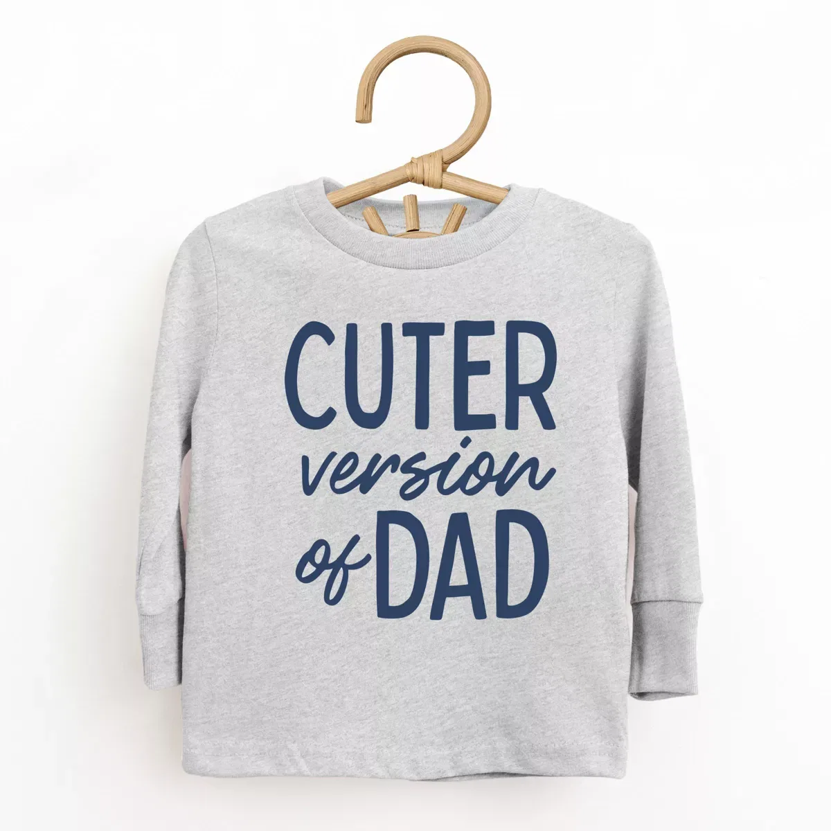 Детский лонгслив с длинным рукавом Cuter Version of Dad The Juniper Shop, Seafoam — фото 2