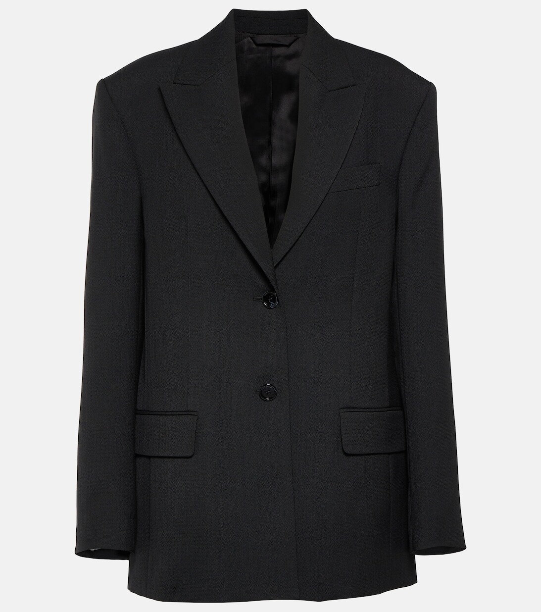 

Однобортный блейзер ACNE STUDIOS, черный