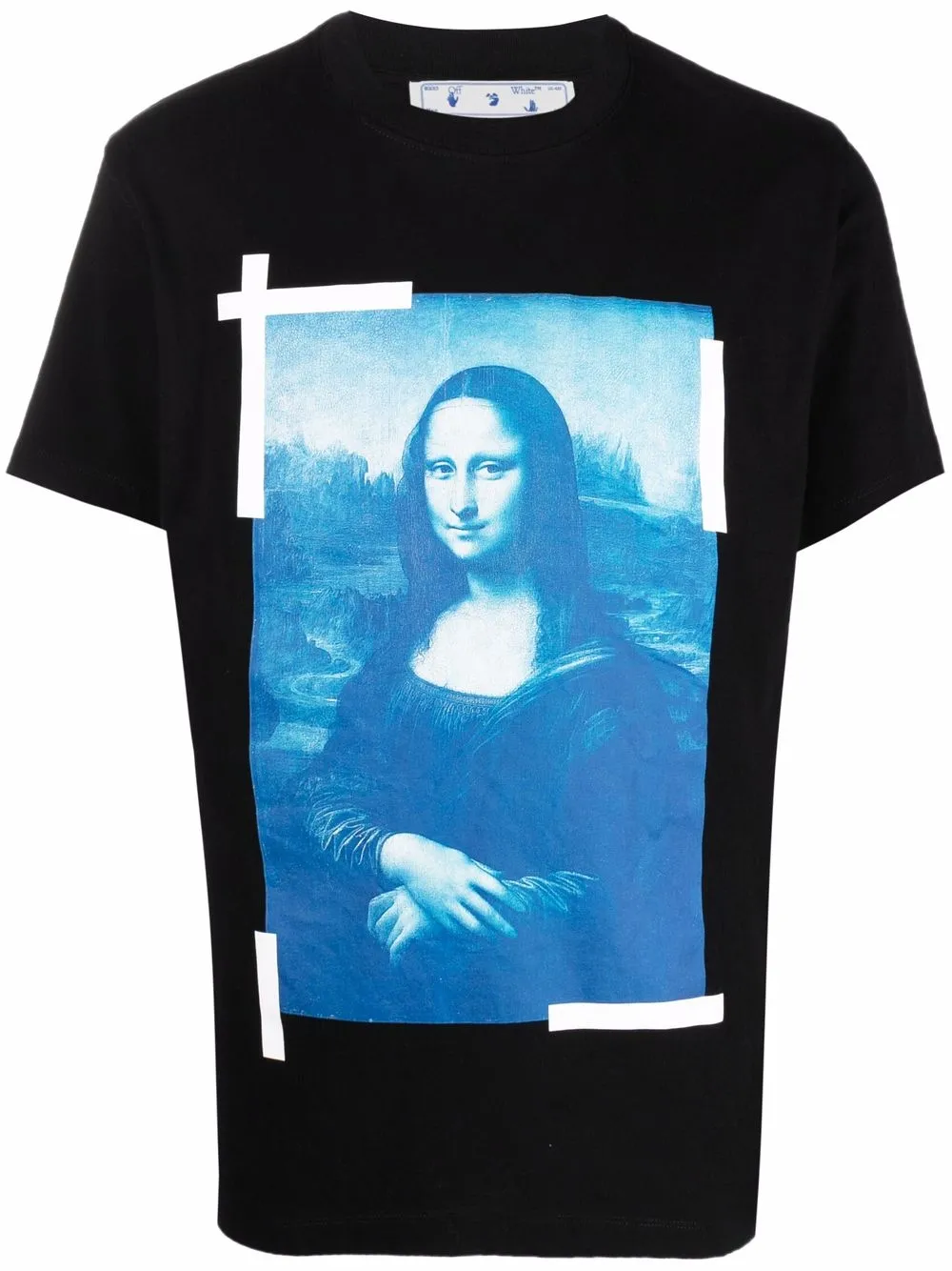 

Футболка с принтом Monalisa OFF-WHITE, черный