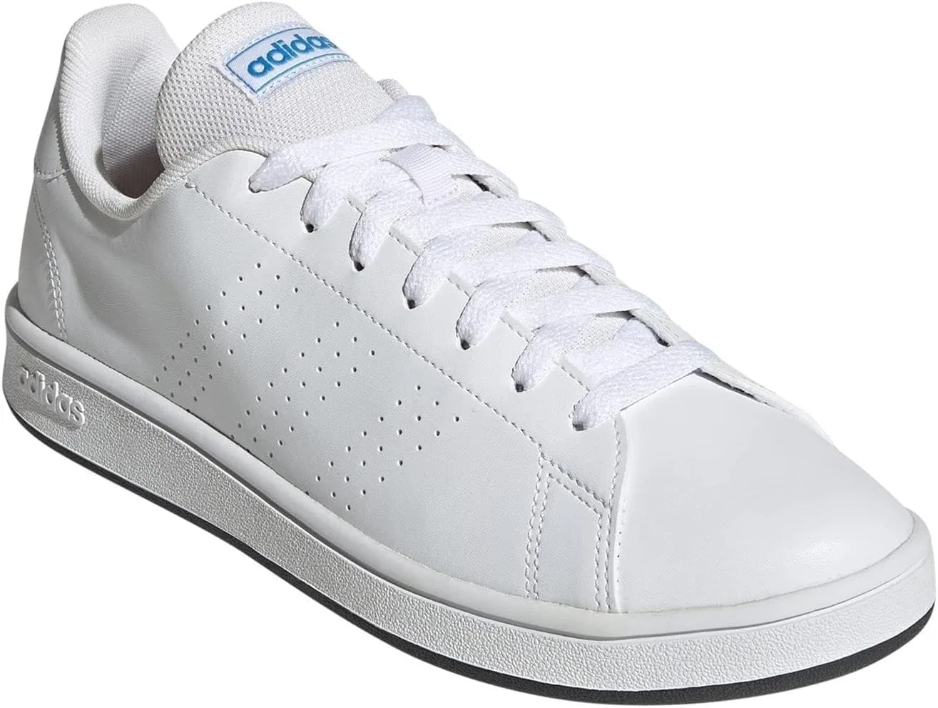 Мужские кроссовки Adidas Advantage Base, Ftwr White Ftwr White Pulse Blue — фото 4