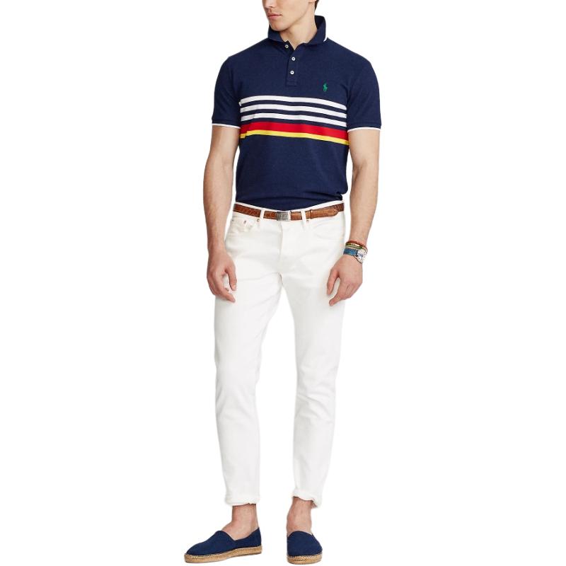 Темно-синяя поло Polo Ralph Lauren — фото 3