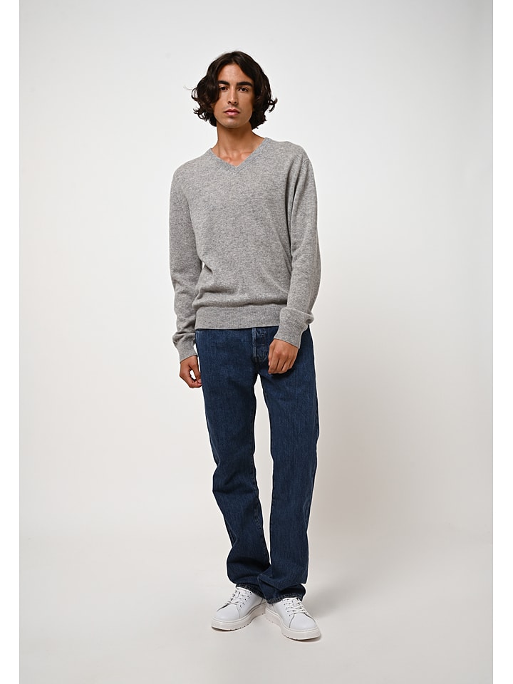 

Кашемировый пуловер AUTHENTIC CASHMERE, серый
