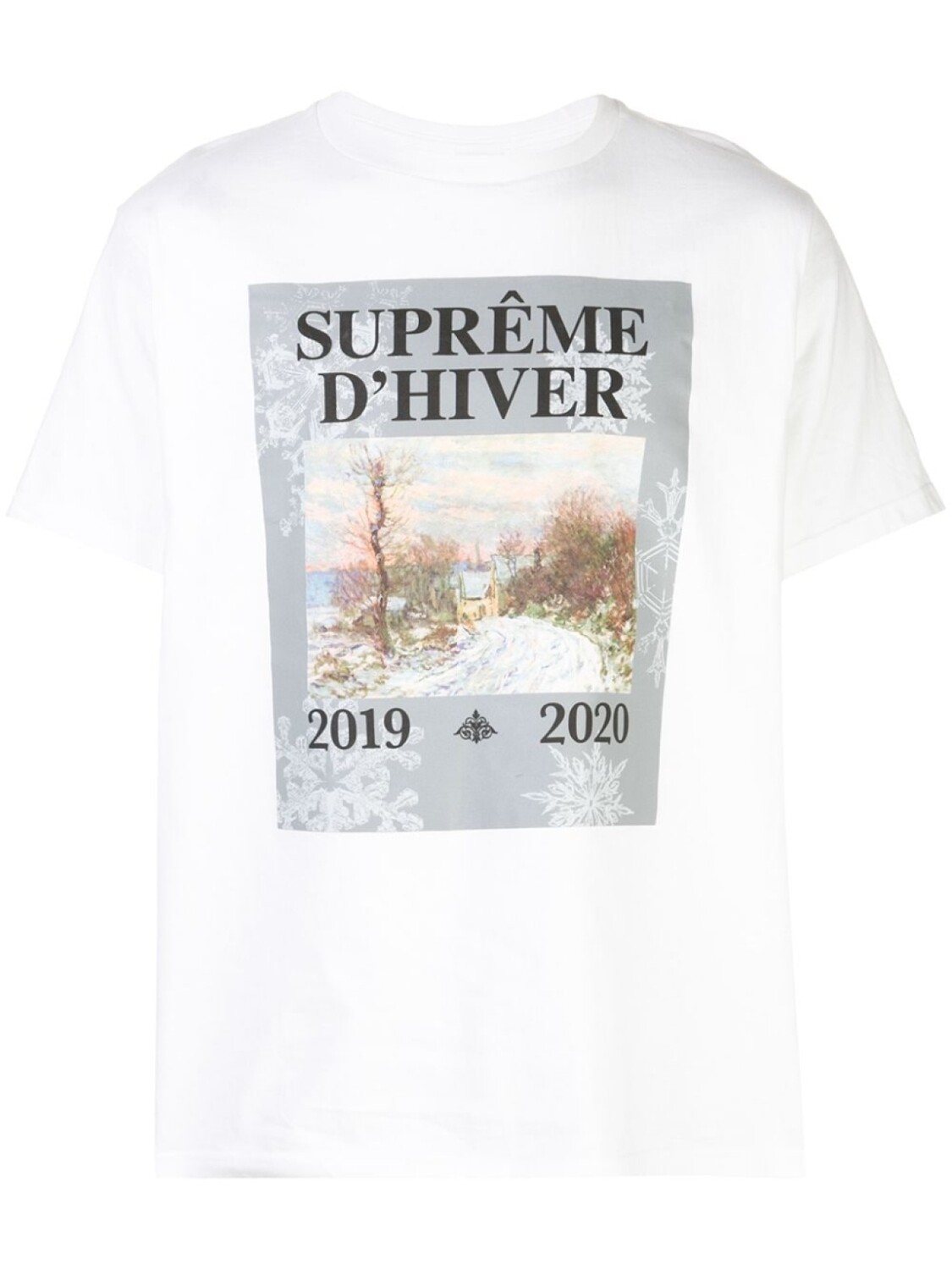 

Supreme футболка с принтом, белый