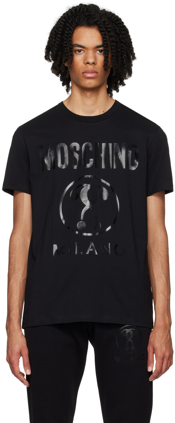 

Футболка с двойным вопросительным знаком Moschino