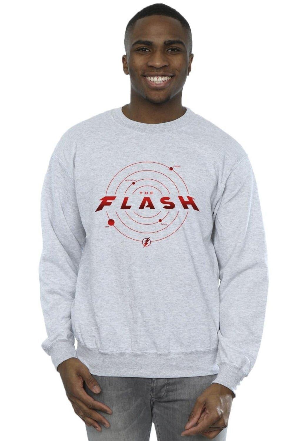 

Толстовка The Flash Multiverse Rings DC Comics, серый
