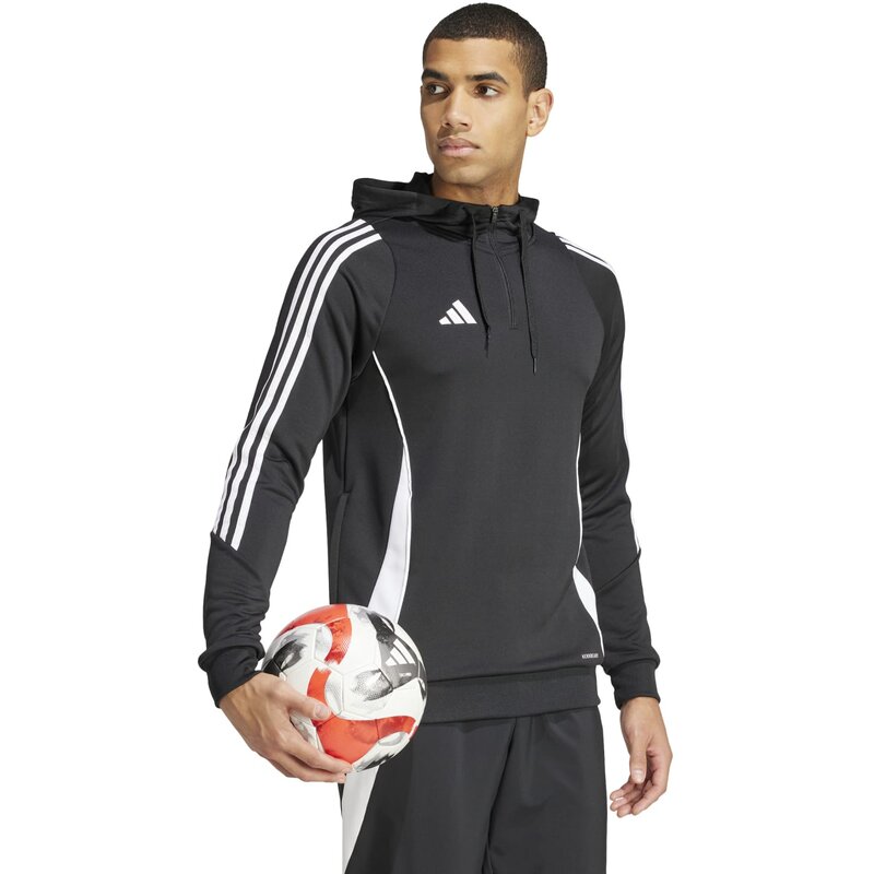 Тренировочная толстовка Tiro 24 Adidas, черный — фото 4