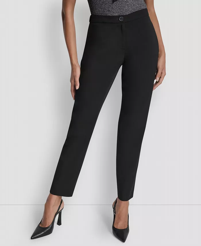 

Женские узкие брюки до щиколотки DKNY, черный