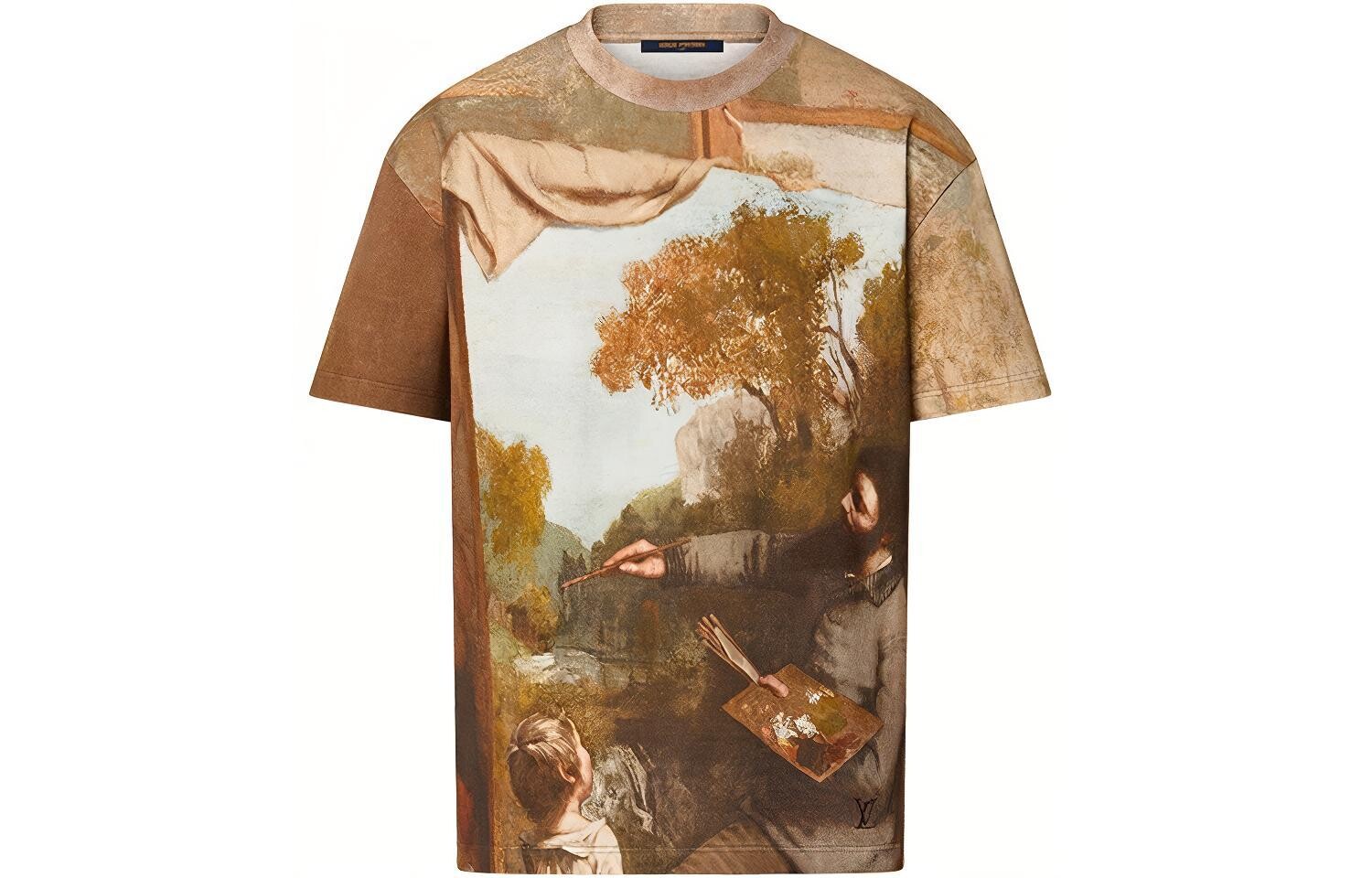 

Футболка мужская многоцветная Louis Vuitton, цвет Multicolor