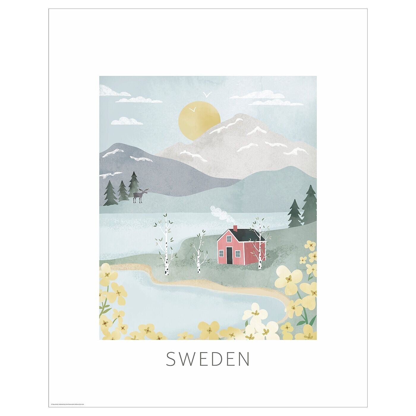 

Картина, иллюстрация, Швеция, 40х50 см ,мультиколор, BILD IKEA