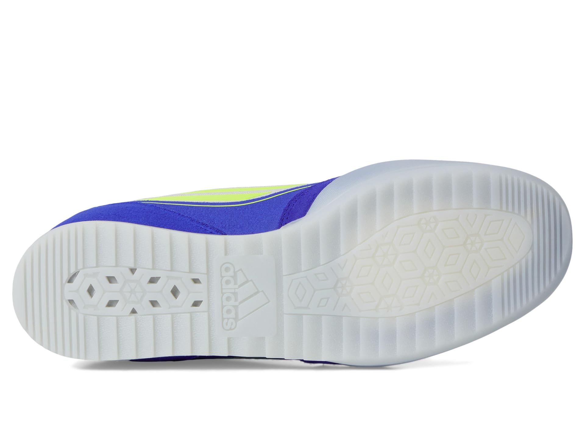 Кроссовки Adidas F50 Freestyle Messi Indoor, Silver Metallic/Solar Yellow/Lucid Blue — фото 3