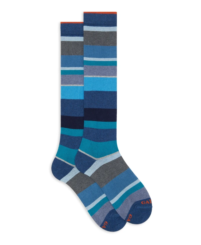 

Длинные носки из хлопка и кашемира Gallo, мультиколор