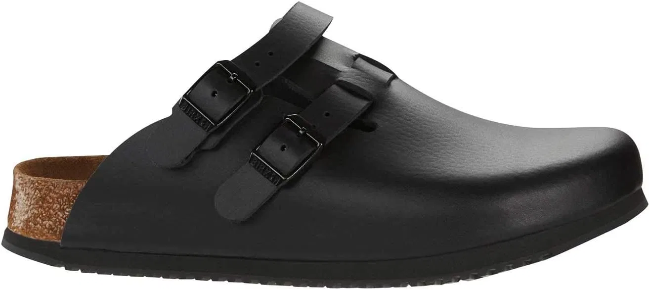 Женские сабо BIRKENSTOCK Kay SL из натуральной кожи, мягкие, узкие Birkenstock Professional, Black 1018227 — фото 2