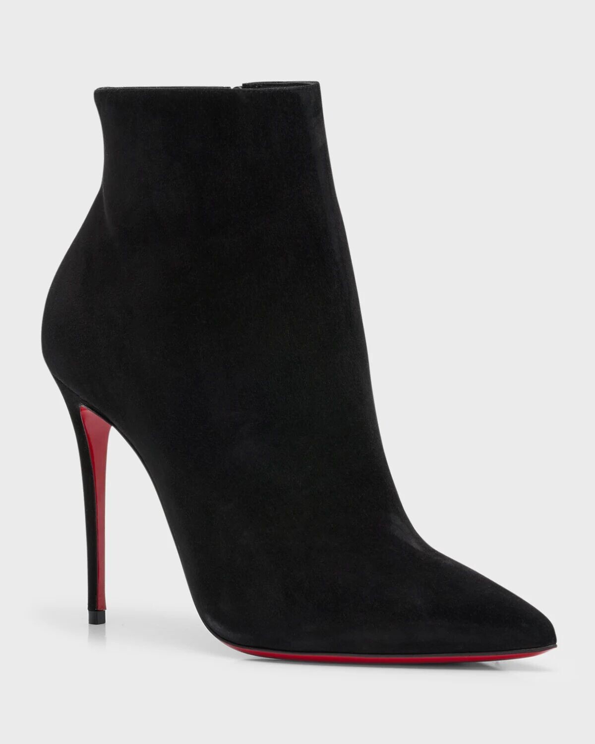 Замшевые ботильоны So Kate на красной подошве Christian Louboutin, цвет Black — фото 3
