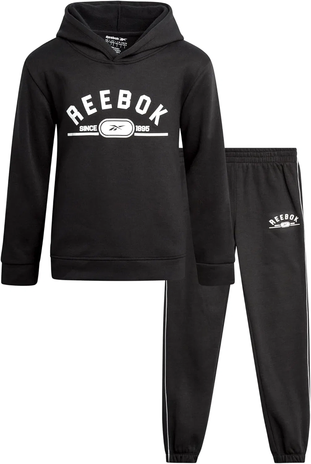 Спортивный костюм из флиса Reebok, 2 предмета, Urban Black