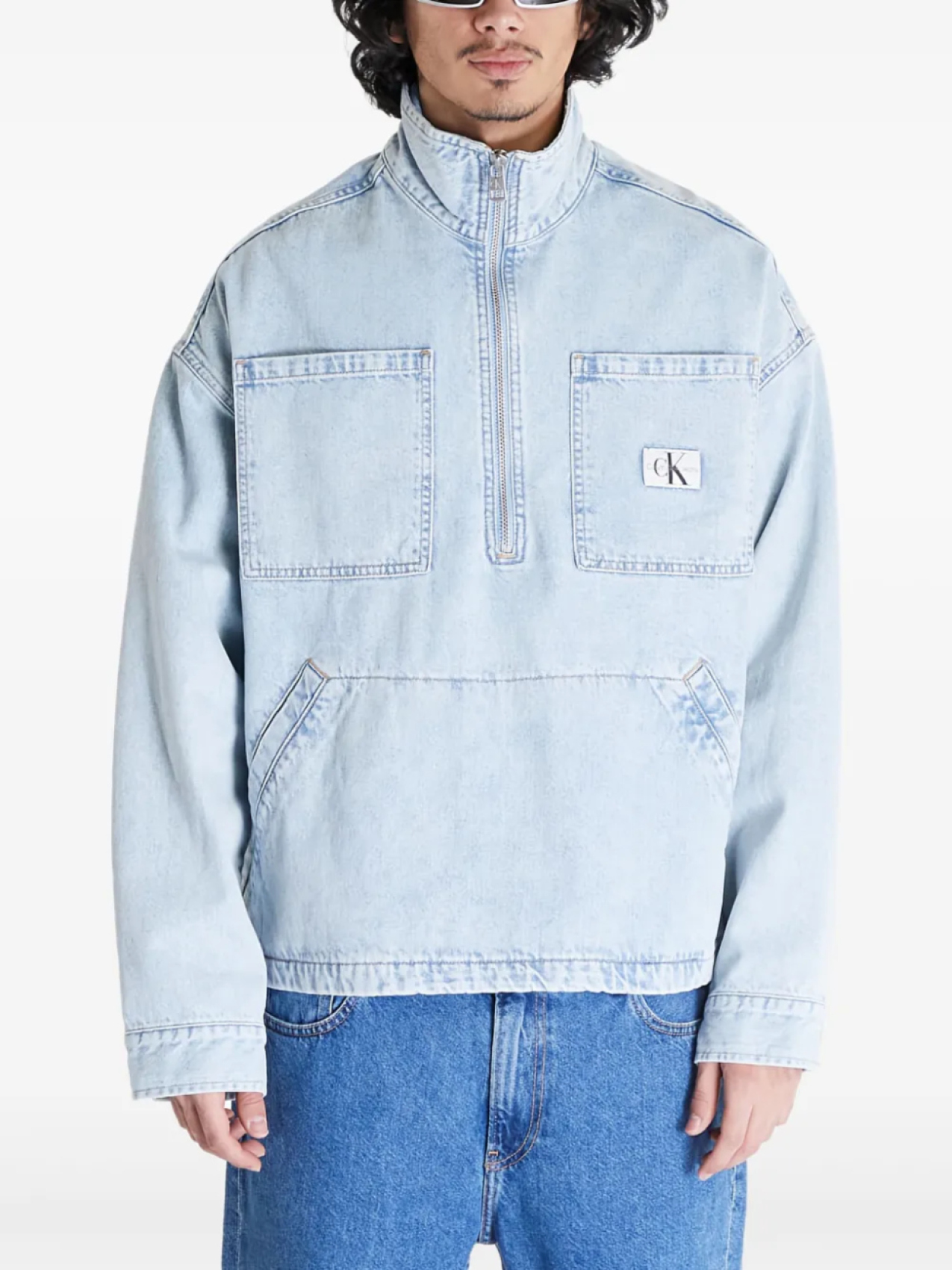 

Calvin Klein Jeans джинсовая куртка Pop Over, синий
