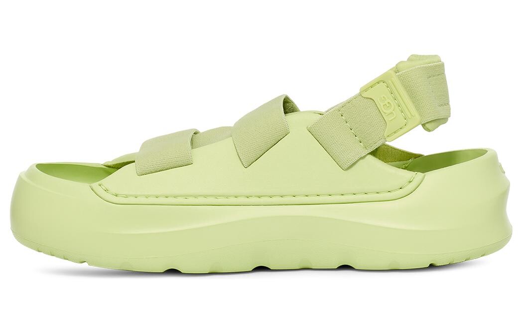 Пляжные сандалии женские зеленые Ugg