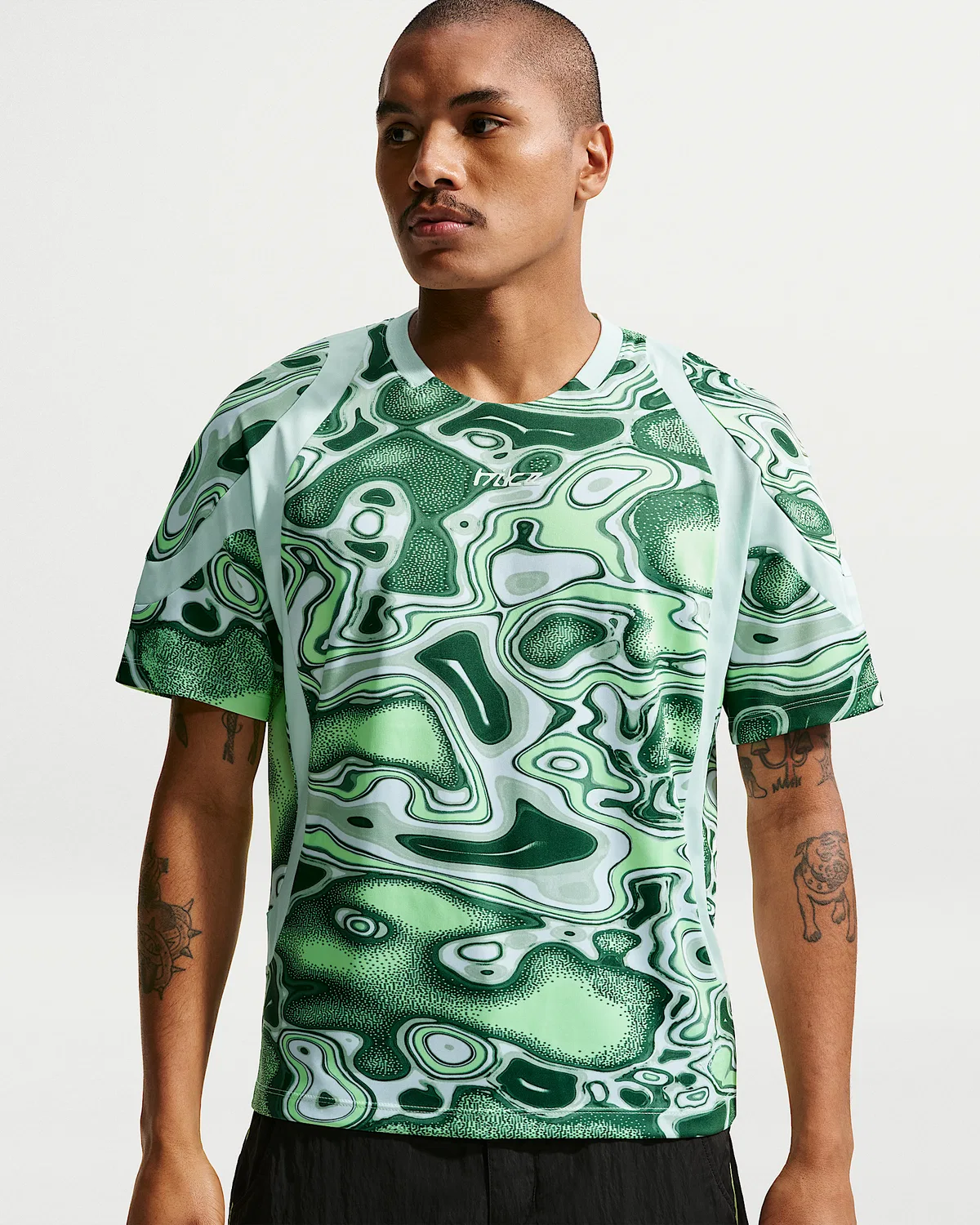 Мужская футболка с коротким рукавом Nike Project F.R.O.G. Liquify, Barely Green/Barely Green/Barely Green