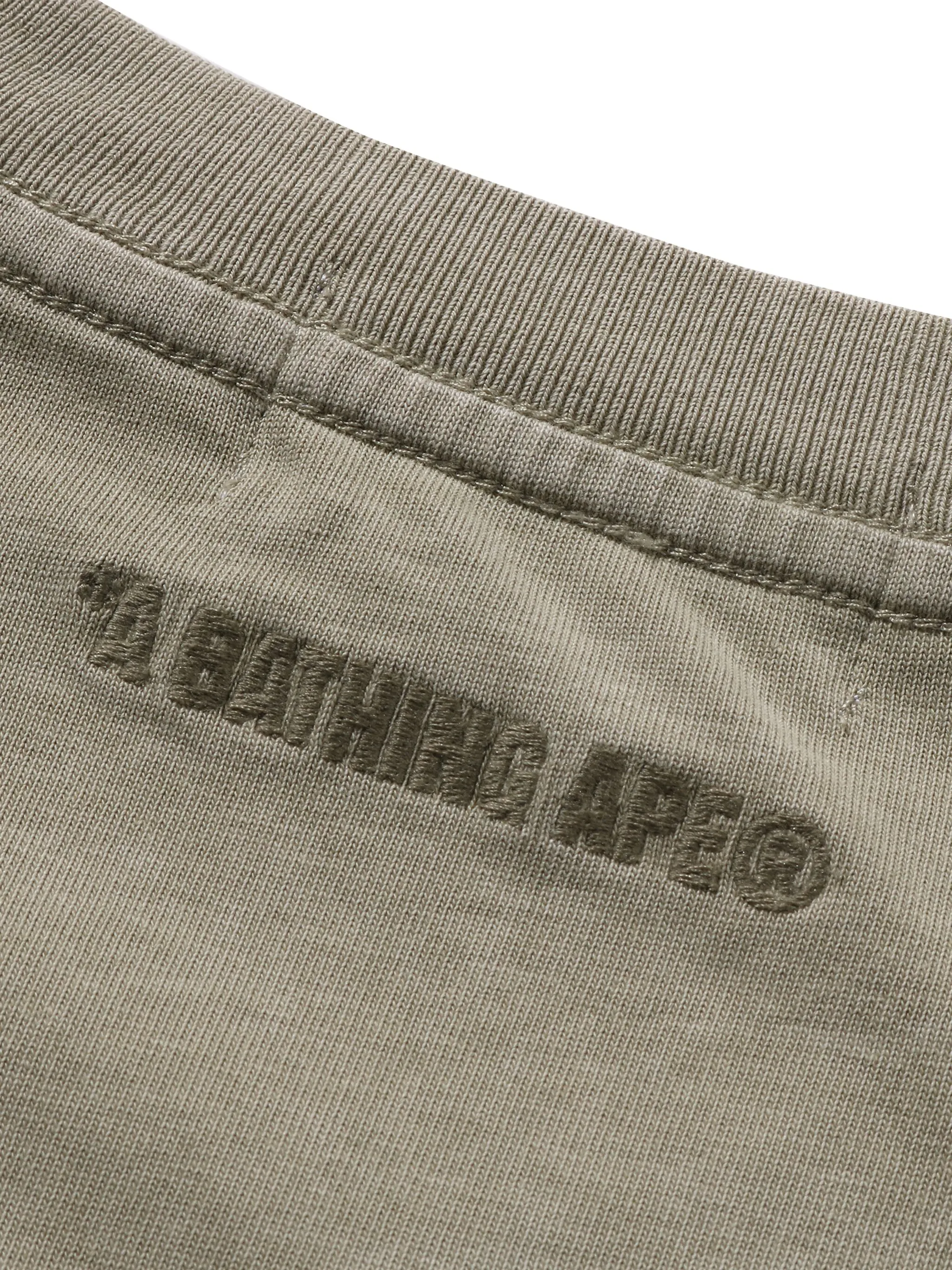 Футболка с круглым вырезом A Bathing Ape, зеленый — фото 4