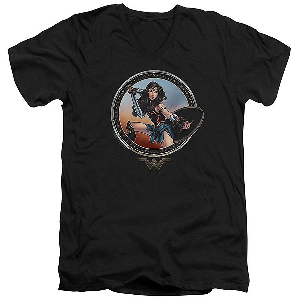 

Футболка с коротким рукавом Wonder Woman в боевой позе Licensed Character