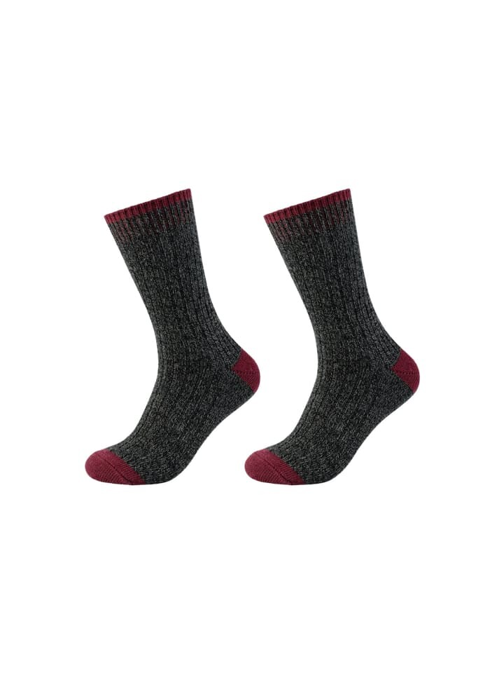 

Носки camano 2er Pack warm & cozy, цвет schwarz mix