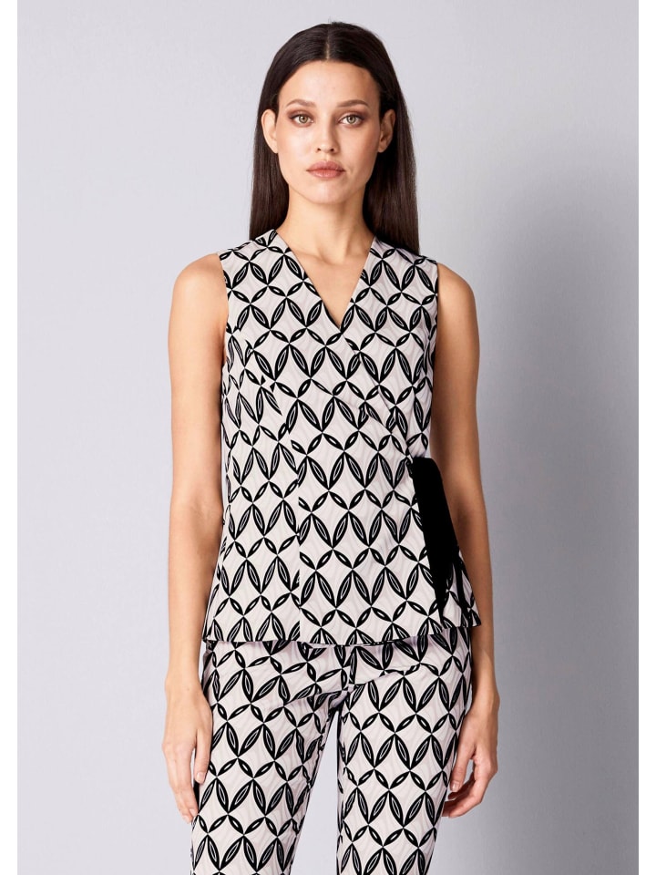 

Alba Moda Блузка с запахом, бежевого цвета