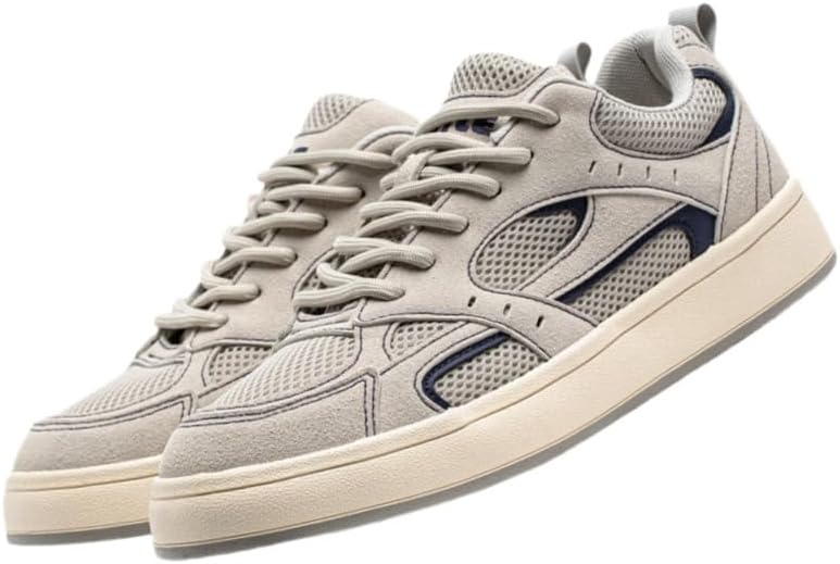 

Мужские дышащие спортивные кроссовки с резиновой подошвой, подходящие для повседневной носки Hoalox, серый