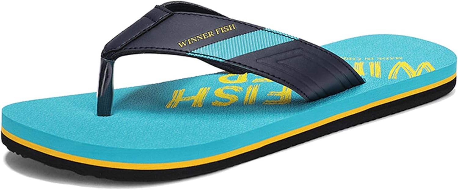 

Летние мужские модные тапочки-сандалии для пляжа, повседневная обувь, противоскользящие, из легкого и мягкого EVA, удобные и дышащие Generic, синий