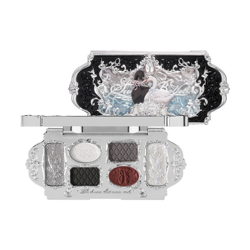 

Палетка теней FlowerKnows Swan Ballet 6 цветов, легко растушевывается, матовые, подчеркивающие глаза, 6,5 г Flower Knows