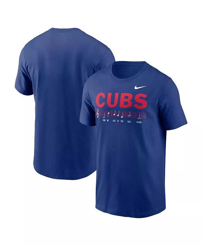 

Мужская футболка Royal Chicago Cubs Take Me Out To The Ballgame Hometown Nike