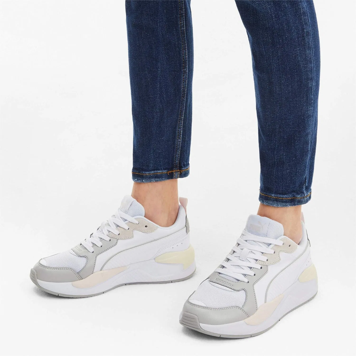Кроссовки PUMA X-ray Game унисекс для взрослых, Puma White Gray Violet Rosewater Whisper White — фото 3
