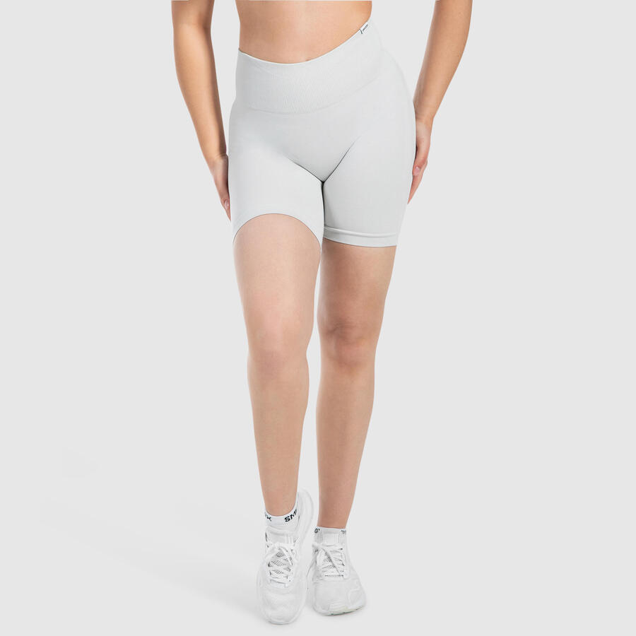 

SMILODOX Леггинсы женские короткие Arleta светло-серые