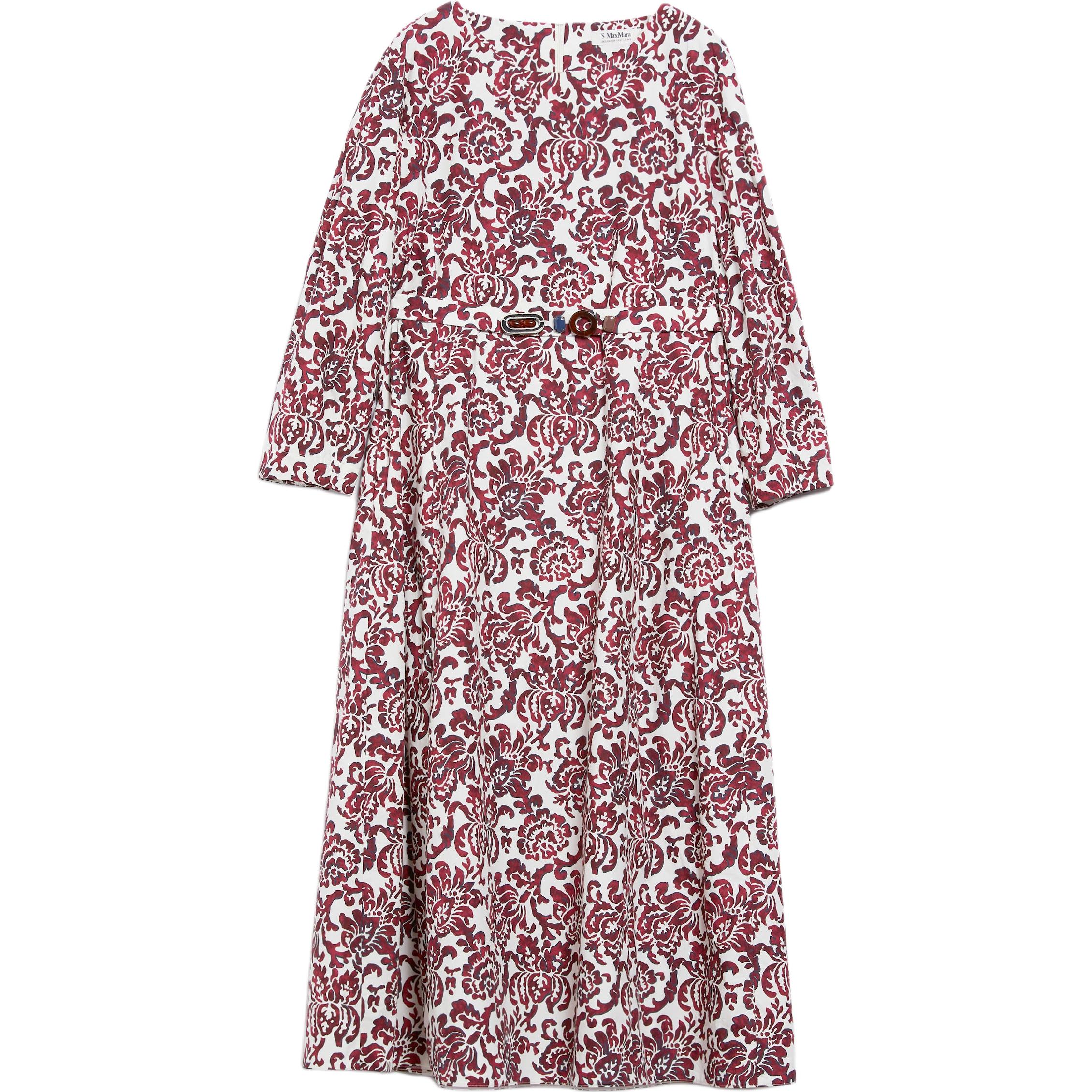 

'S MAX MARA Платье женское с длинными рукавами, красное