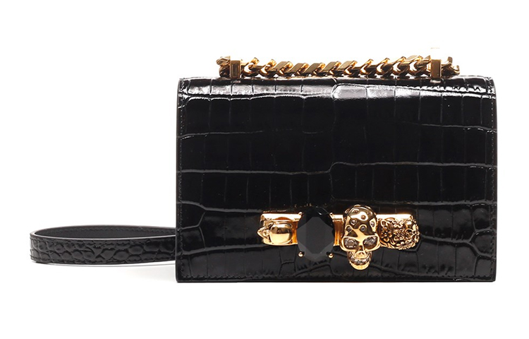 

Alexander McQueen Инкрустированная мини-сумка через плечо