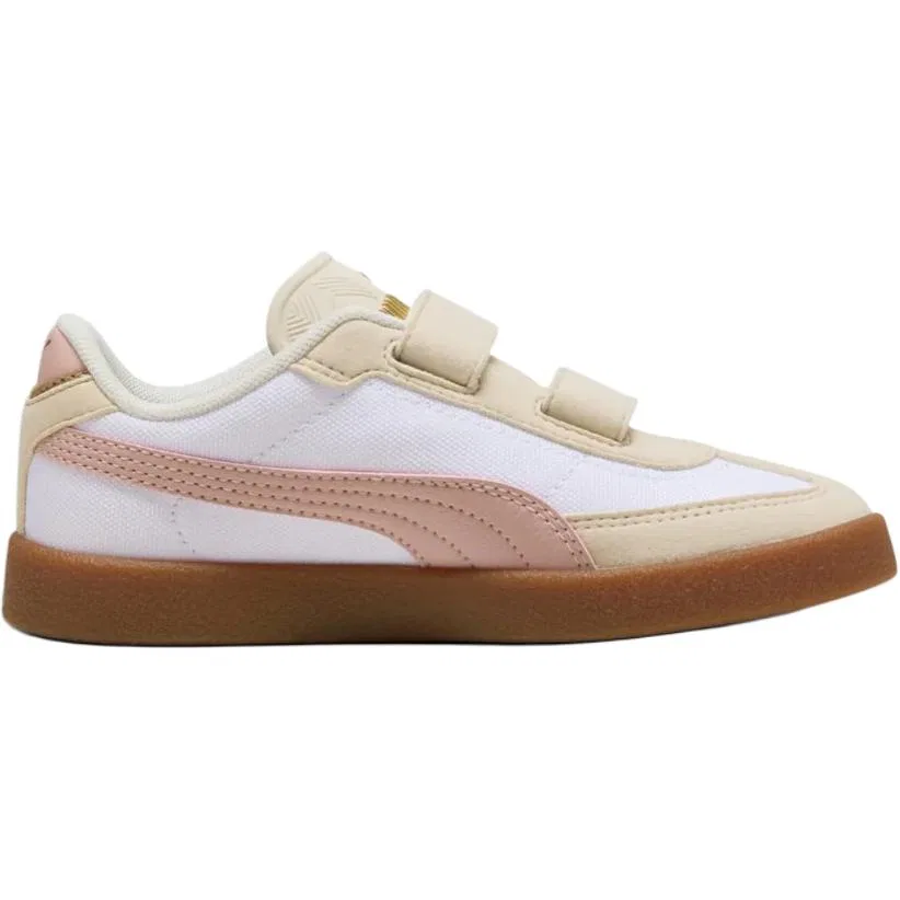 Кроссовки для скейтбординга Club II Era Low top Kids' White Yellow Pink Kids' PUMA — фото 3