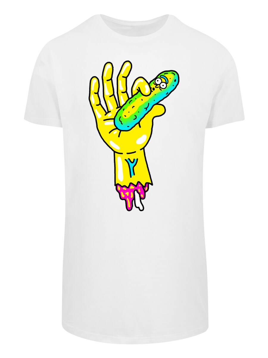 

Рубашка F4NT4STIC Rick And Morty Pickle Hand, белый