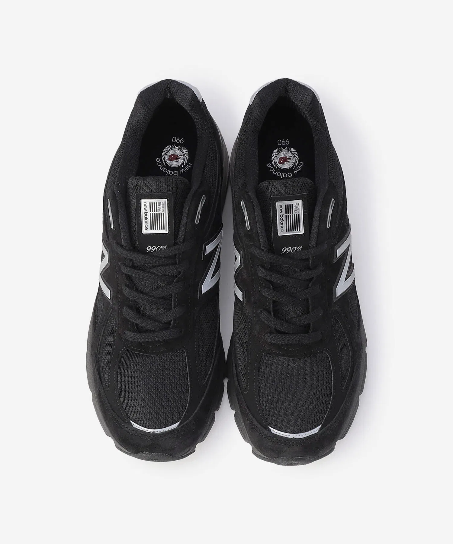 Мужские кроссовки New Balance U990 V4 чёрные — фото 4