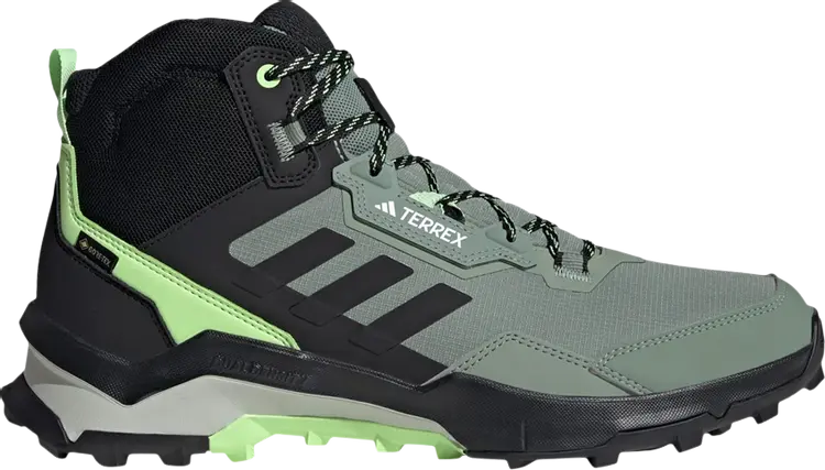 

Кроссовки Terrex AX4 Mid GORE-TEX 'Silver Green Black', серый