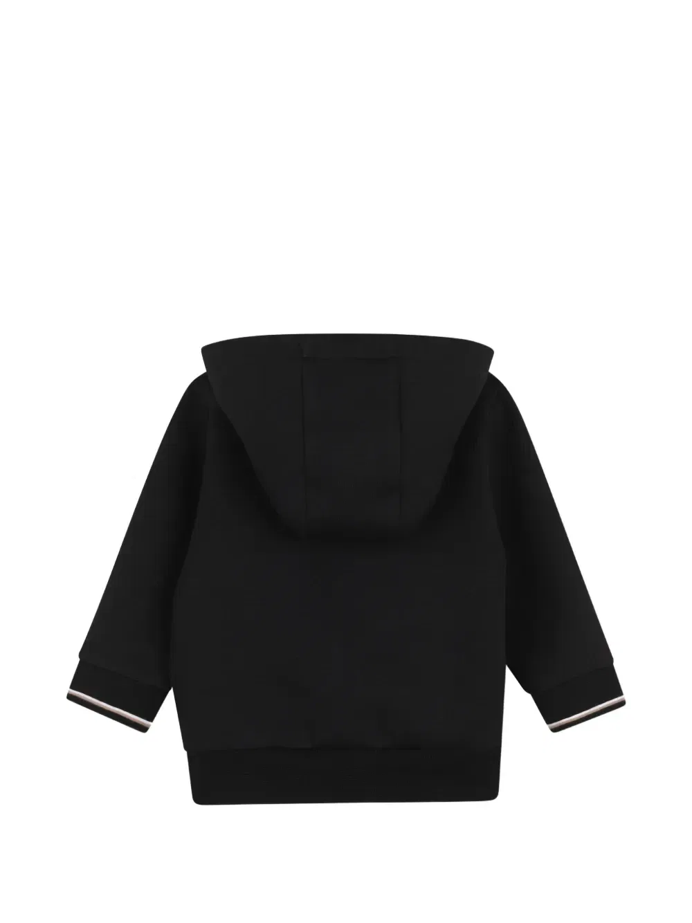 Худи на молнии с логотипом Boss Kidswear, черный — фото 2