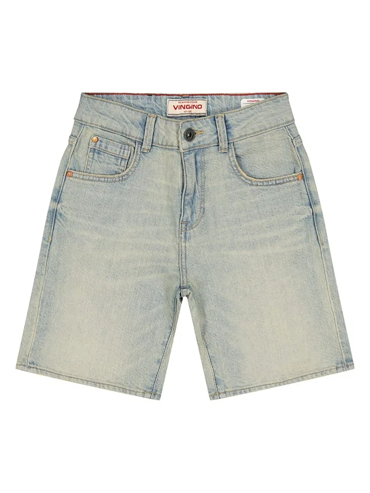 Шорты-джинсы Regular fit Vingino, голубой