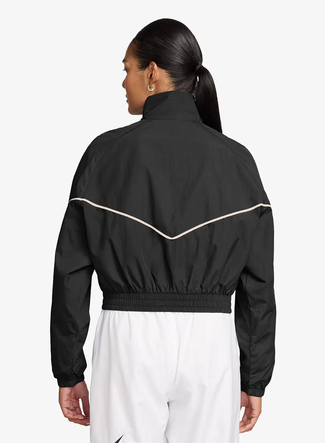 Куртка ветровка с длинным рукавом Nsw woven speed Nike, черный — фото 2