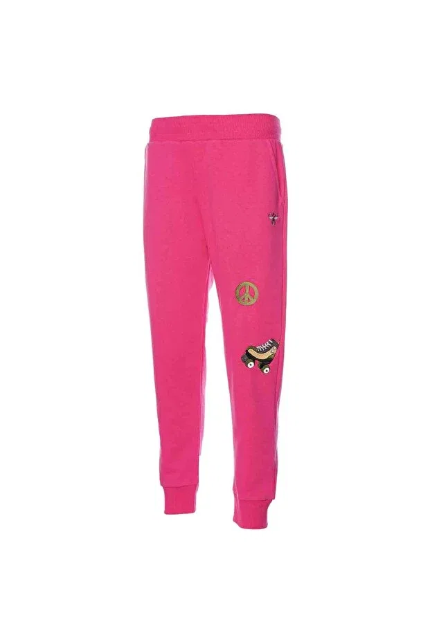 Детские спортивные штаны для мальчиков с принтом Hummel, Pink