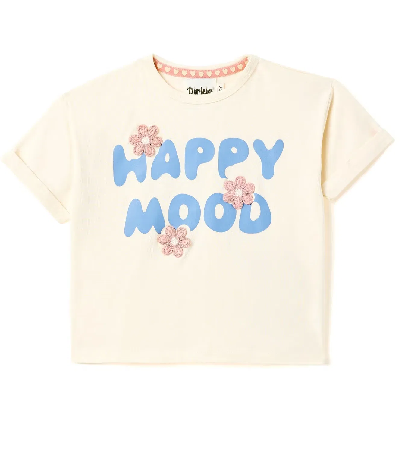 Комплект с принтом Happy Mood с шортами Dirkje, розовый — фото 3