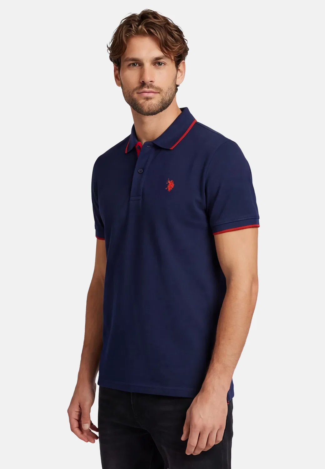 Мужское поло Classic Fit U.S. Polo Assn., Navy — фото 2