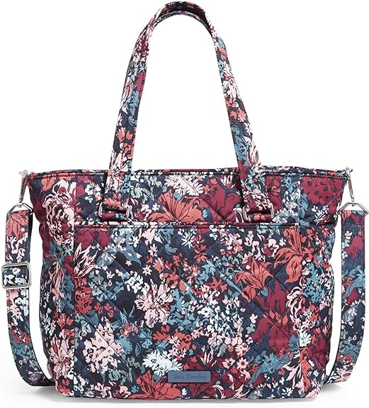 

Сумка-саквояж на плечо Vera Bradley Performance из твила, капустно-розовый